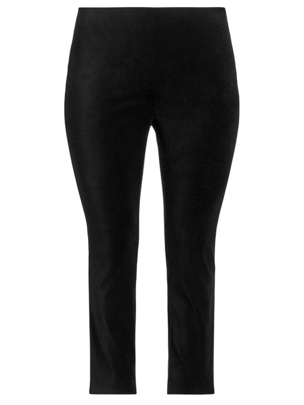 Lauren Ralph Lauren‎ Stretch Velvet Skinny Ankle Pants in Black NWT Size 14